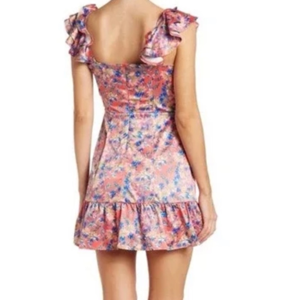 NWT NSR Ruffled Floral Dress Size Large - Picture 2 of 6